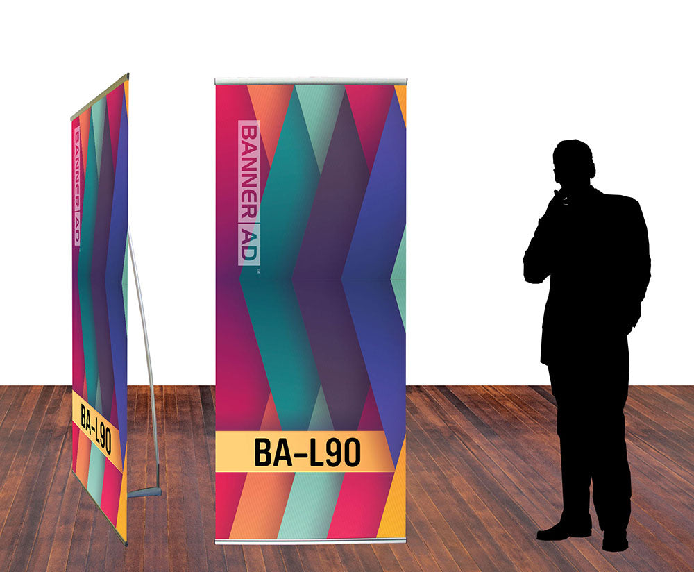 Non Retractable L Frame Banner Stand
