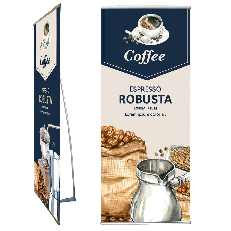 Non Retractable L Frame Banner Stand